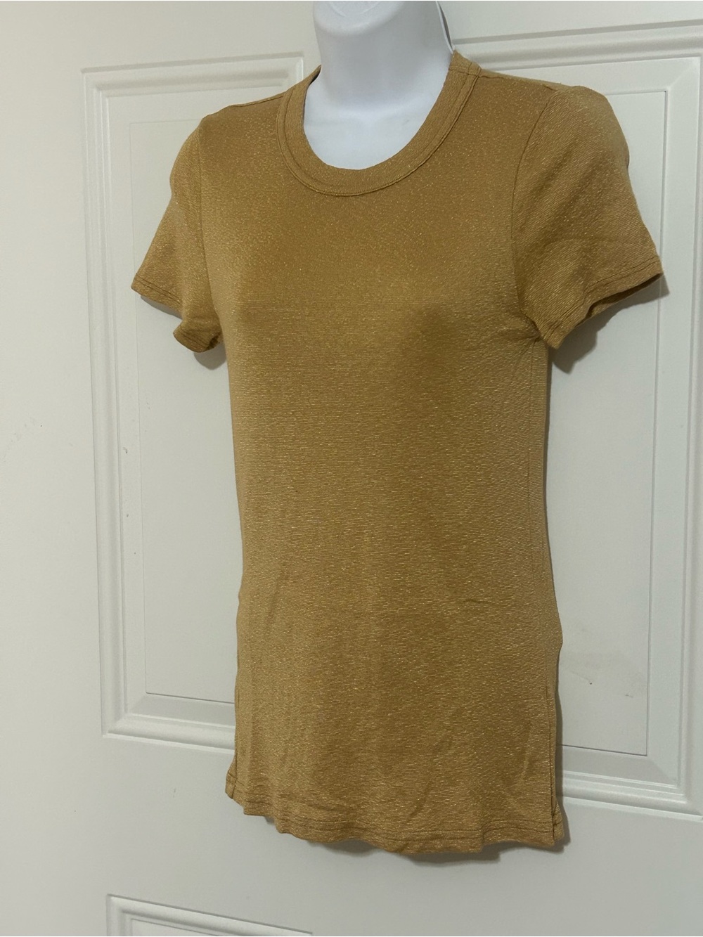 Michael Stars Short Sleeve Crewneck Tee in Mustard